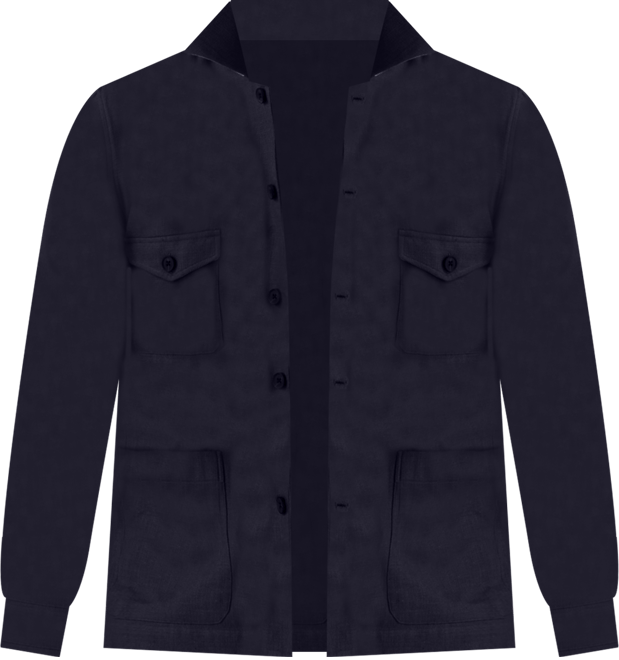 Men's Kikoy Cotton Shirt Jacket