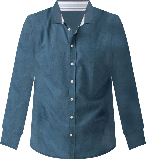 Men's Long Sleeve Cotton Merino Wool Shirt