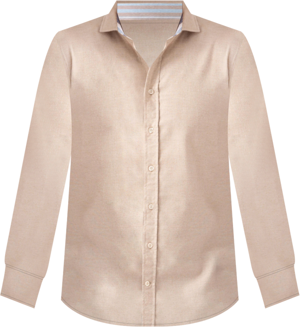 Men's Long Sleeve Cotton Cashmere Shirt