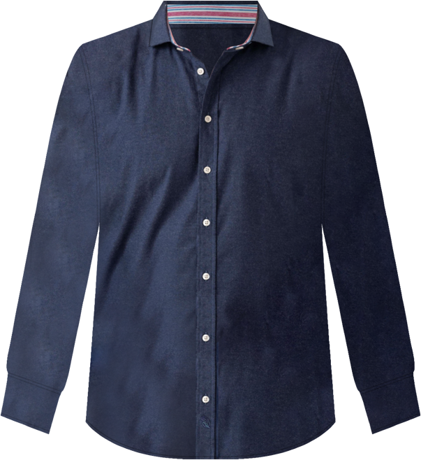 Men's Long Sleeve Cotton Cashmere Shirt