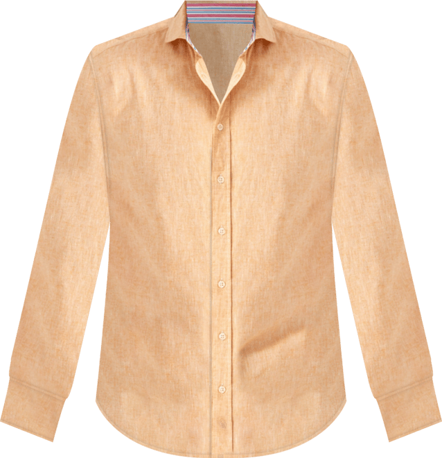 Men's Cotton Long Sleeve Linen Shirt