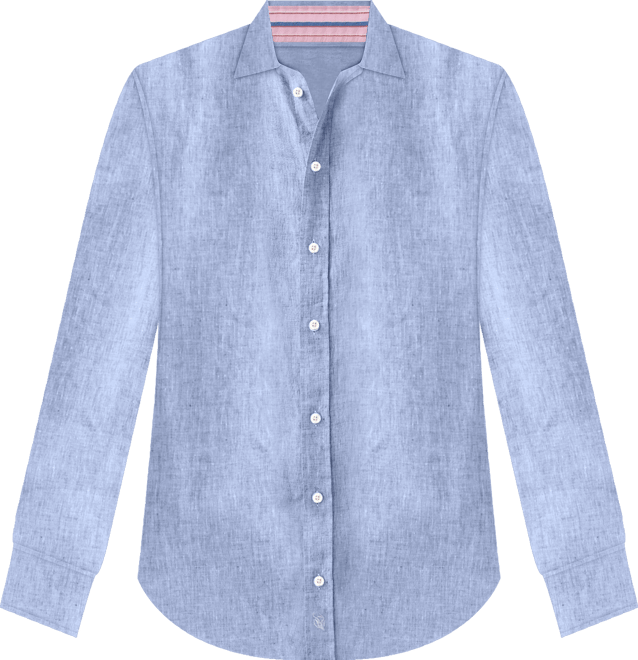 Men's Cotton Long Sleeve Linen Shirt