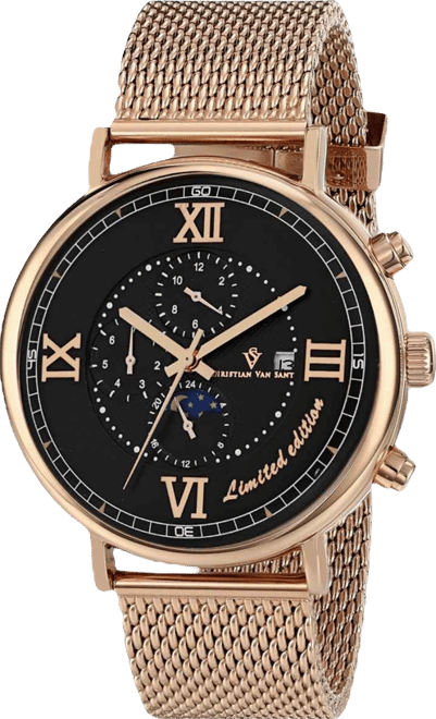 Men's Somptueuse Ltd Black Dial Watch