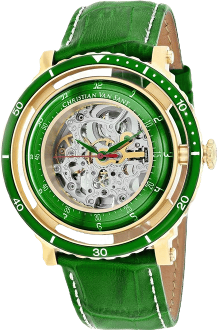 Men's Dome Silver Dial Watch