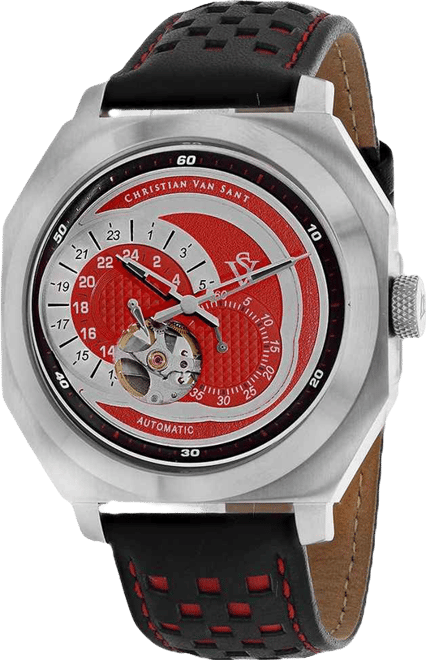 Men's Machina Red Dial Watch