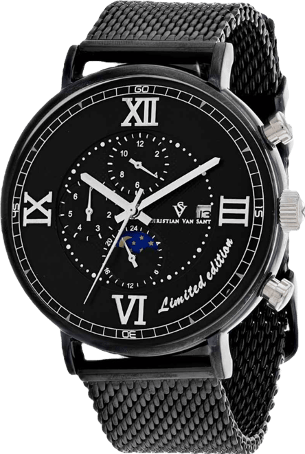 Men's Somptueuse Ltd Black Dial Watch