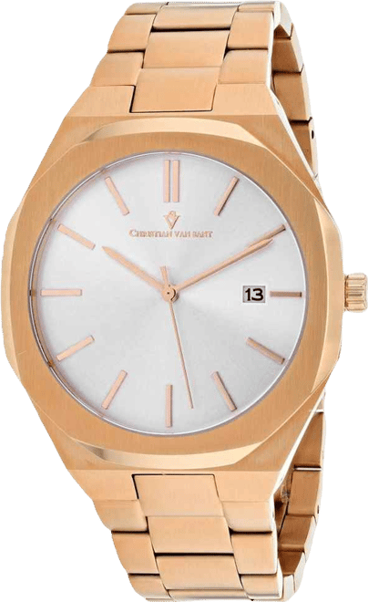 Men's Octavius Slim Silver Dial Watch