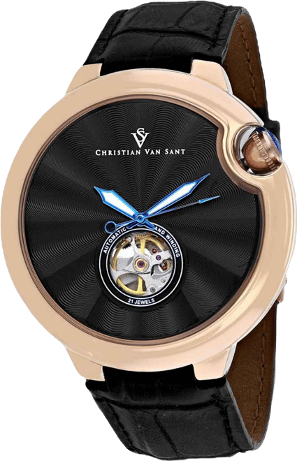 Men's Cyclone Automatic Black Dial Watch