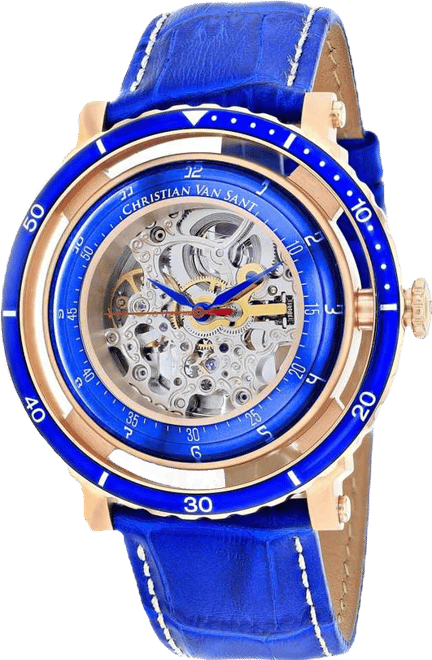 Men's Dome Silver Dial Watch