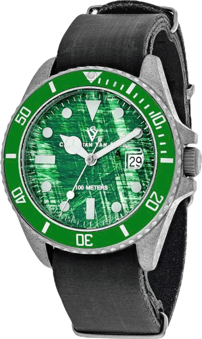Men's Montego Vintage Green Dial Watch