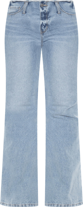 Women's Y2K Cutoff Waist Bootcut Jeans