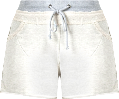 Plus Size French Terry Drawstring Pull-On Shorts