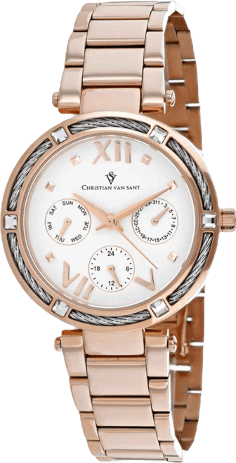 Women's Sienna White Dial Watch