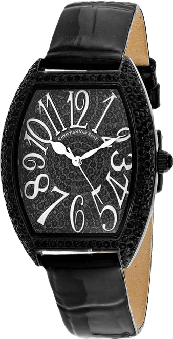 Women's Elegant Black Dial Watch
