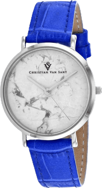 Women's Lotus White Dial Watch