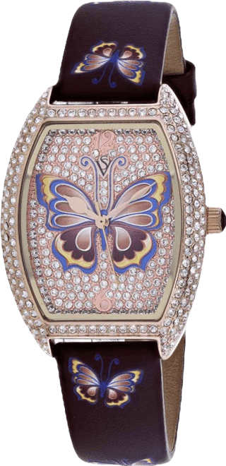 Women's Papillon Gold Dial Watch