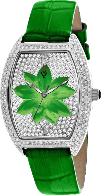 Women's Lotus Green Dial Watch