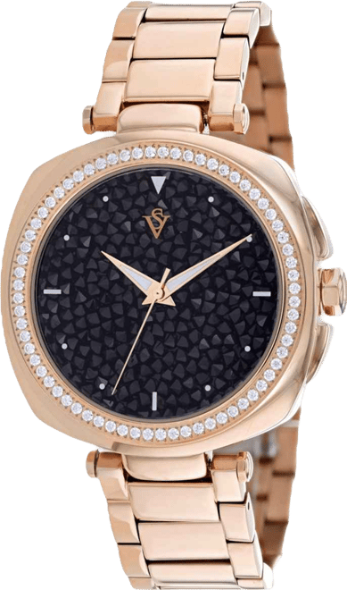 Women's Mirabella Black Dial Watch