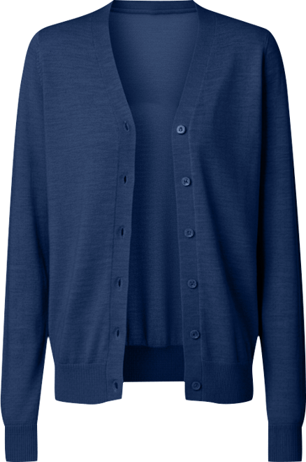 Women's 100% Merino Wool Light Weight Cardigan | Ultra Soft Fine Gauge Sweaters Machine Washable