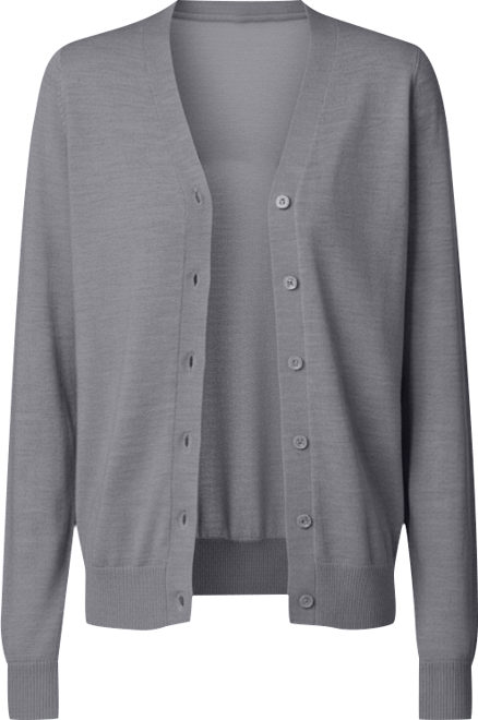 Women's 100% Merino Wool Light Weight Cardigan | Ultra Soft Fine Gauge Sweaters Machine Washable