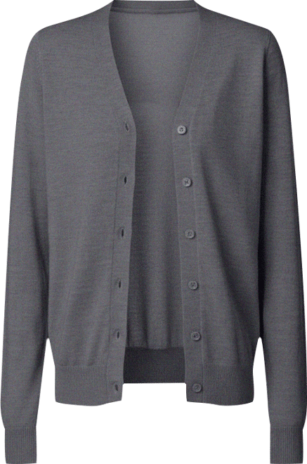 Women's 100% Merino Wool Light Weight Cardigan | Ultra Soft Fine Gauge Sweaters Machine Washable