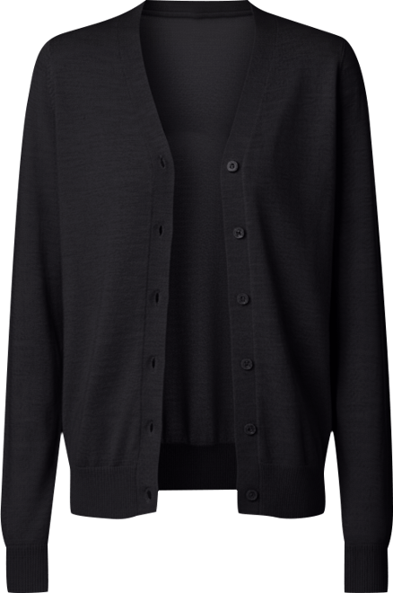 Women's 100% Merino Wool Light Weight Cardigan | Ultra Soft Fine Gauge Sweaters Machine Washable