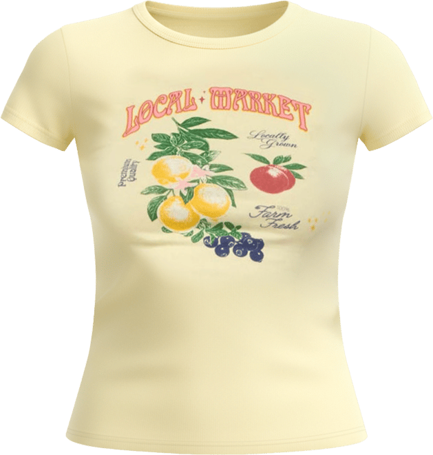 Women's Local Market Graphic T Shirt