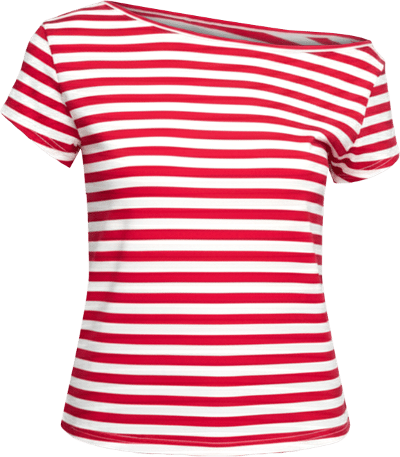 Women's Aretha Striped Off Shoulder Top