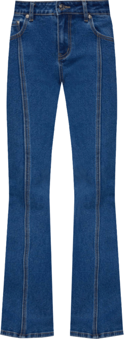 Women's Starrie Panel Stitch Low Rise Jeans