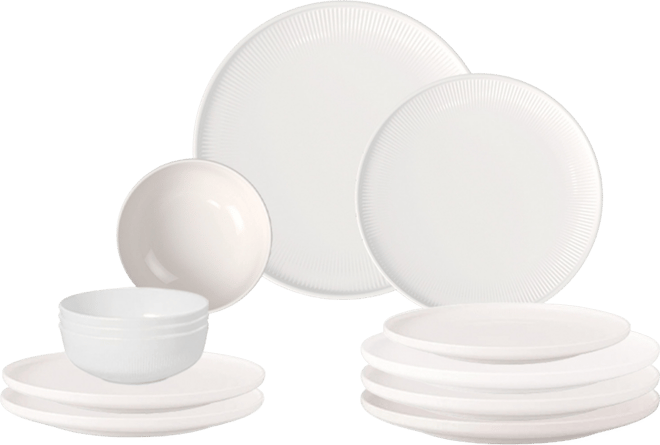 Afina 12 Pc. Dinnerware Set, Service for 4