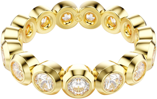 アクセサリー SWAROVSKI Imber ring zirconia gold tone Swarovski Imber Gold-Tone Plated Round Cut Ring - Macy's
