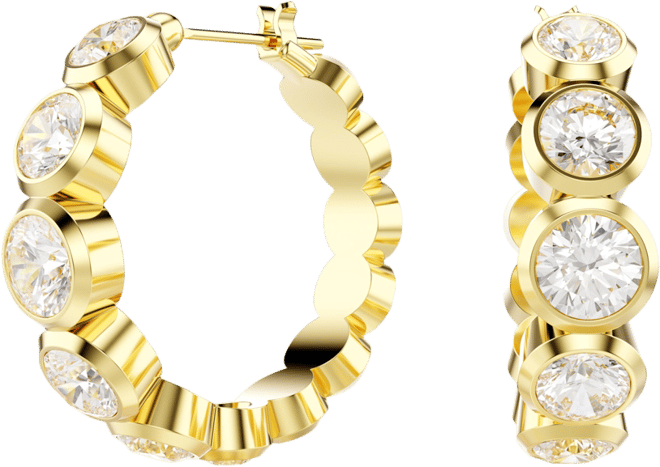 Imber Gold-Tone Plated Hoop Earrings