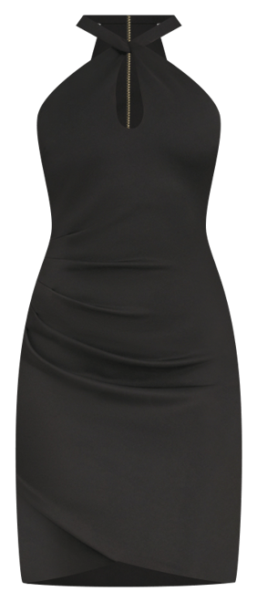 Women's Keyhole-Neck Bodycon Dress