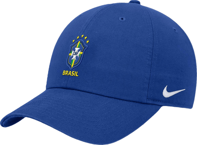 Men's and Women's Blue Brazil National Team Club Adjustable Hat