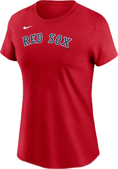 Women's Roman Anthony Red Boston Red Sox Fuse Name Number T-Shirt