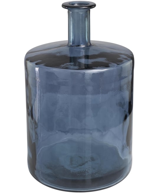 Glass 18" Bottleneck Modern Vase