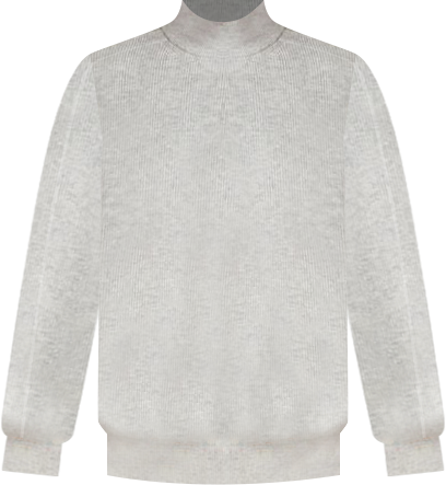 Men's Itch-Free Merino Wool Mock Neck Sweater with Soft Inner Lining