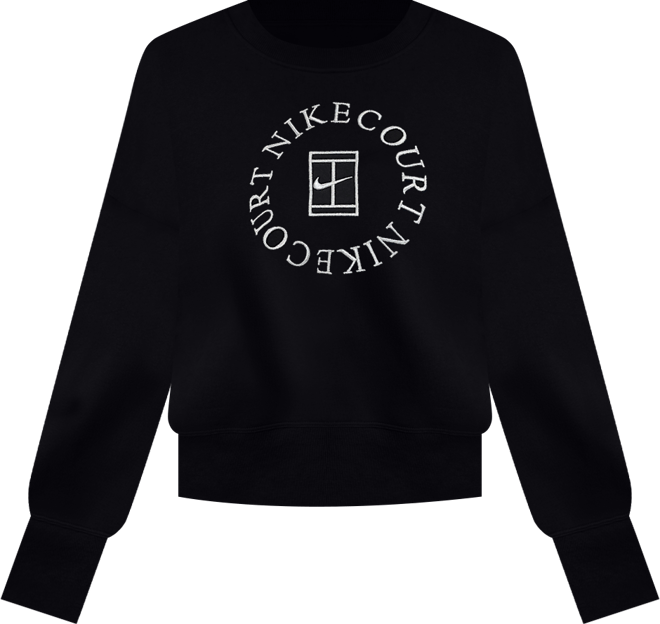 NikeCourt Heritage Phoenix Fleece Women's Over-Oversized Crew-Neck Sweatshirt