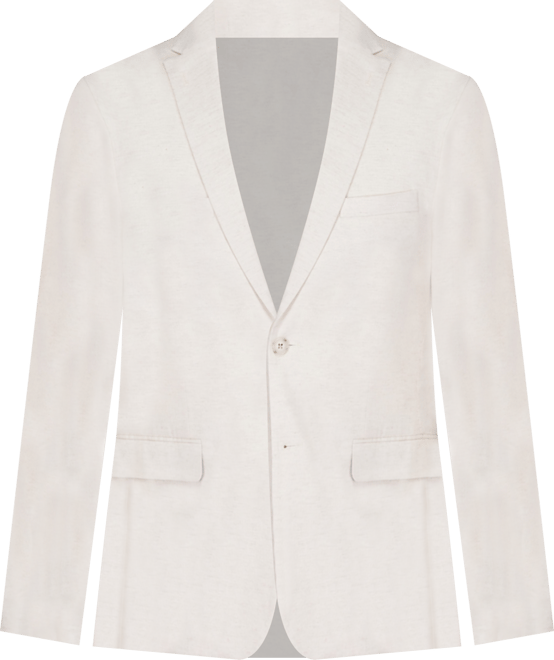 Men's Slim Fit Linen-Blend Blazer