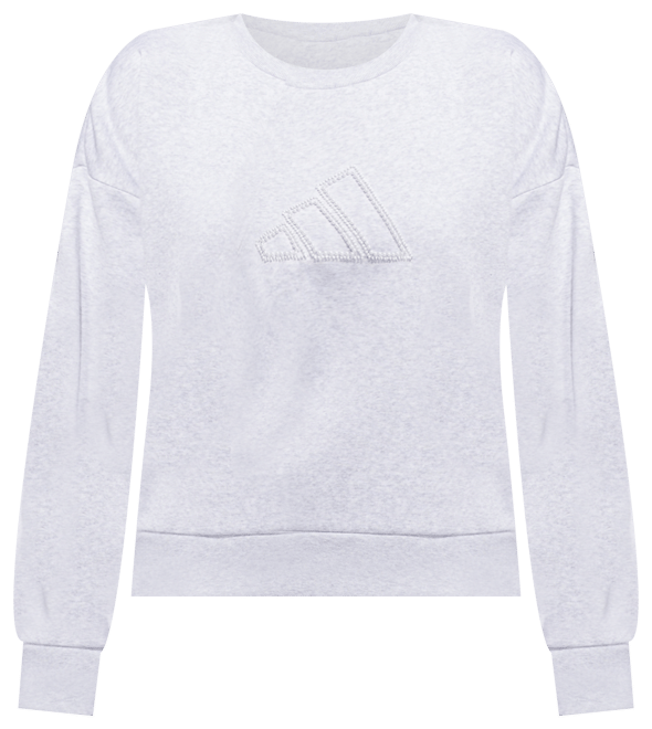 Women's Faux-Pearl Logo Crewneck Sweatshirt
