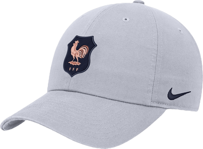 Men's and Women's White France National Team Club Adjustable Hat