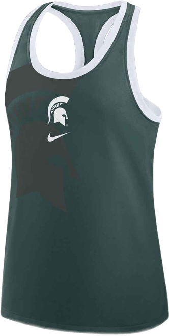 Women's&nbsp;Green Michigan State Spartans Primetime Racerback Tri-Blend Tank Top