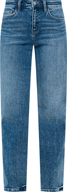 Women's High Rise Straight Jeans