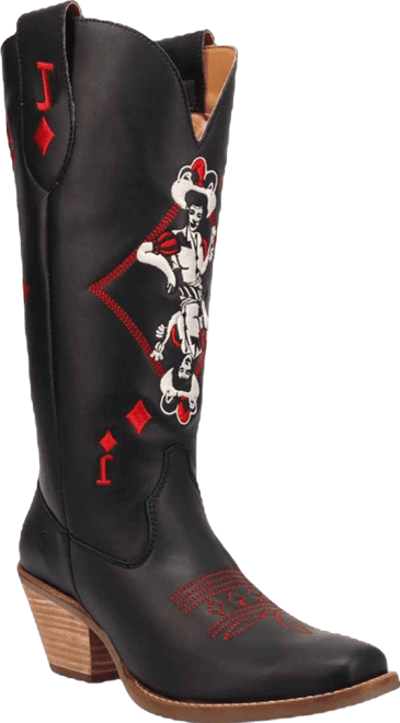 Women's Jack Of Diamonds Leather Boot