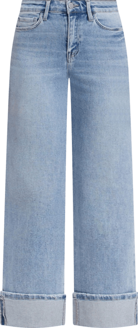 Women's High Rise Slim Wide Leg Jeans