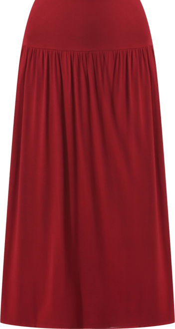 Women's Tiered Pull On Maxi Skirt