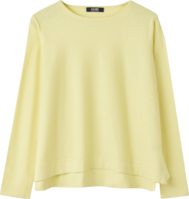 Women's Boatneck Cotton Silk Cashmere Blend Sweater
