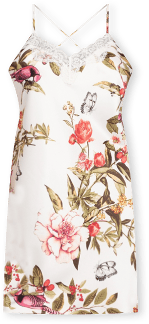 Women's Flight Garden Floral Satin Chemise