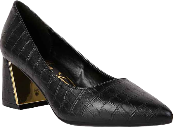 emersyn croc block heel pump