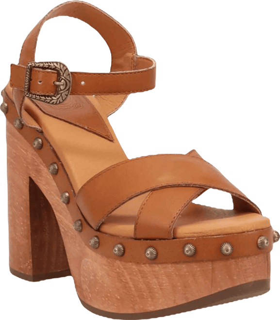 Women's Lotus Wooden Sandal